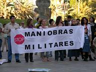 Primeras reacciones ciudadanas contra las maniobras de la OTAN en Canarias